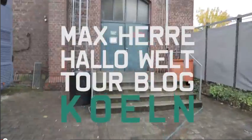 Max Herre bei der „Hallo Welt“- Tour in Köln (Video)