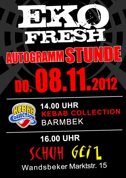 Autogrammstunde mit Eko Fresh in Hamburg (News)