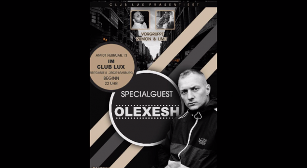 Olexesh - Am 01.02.2013 Live in Marburg im Club Lux | Shout Out (News + Video)