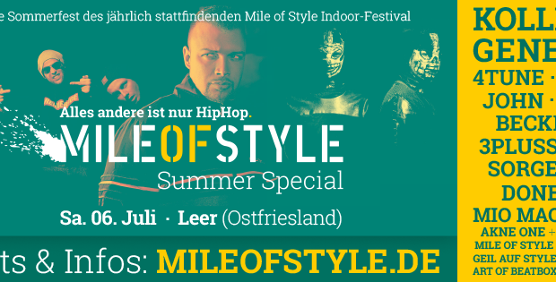 Mile of Style - 'Indoor Festival' | 06.07.2013 in Leer (Ostfriesland)